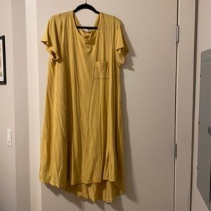 Beautiful yellow high low dress